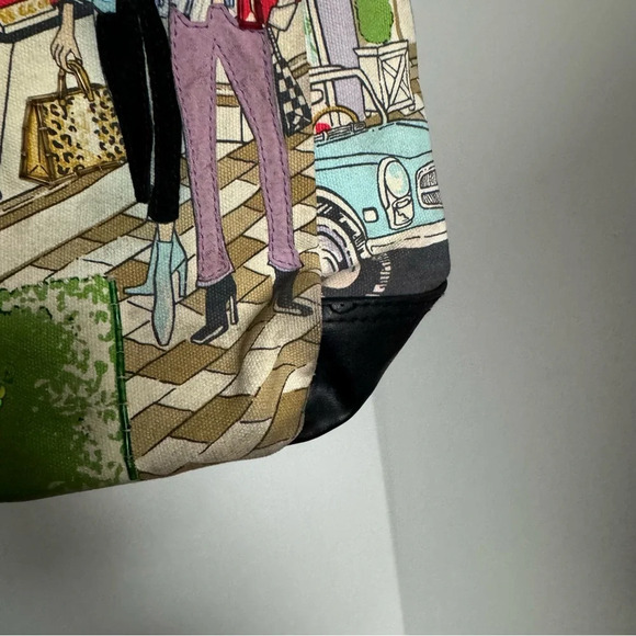 Colorful Y2K Graphic Tote Bag beaded Hollywood - Picture 5 of 9